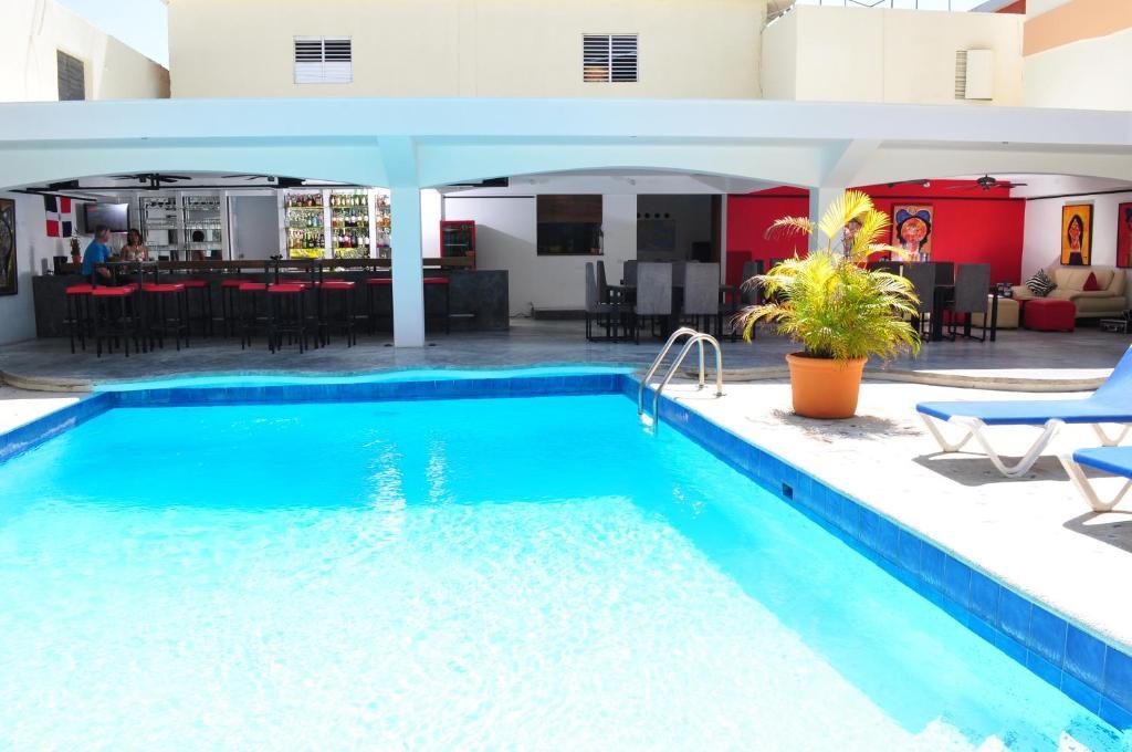 Hotel Las Palmeras Sosua Bagian luar foto